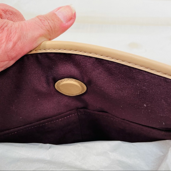 NWT Coach Platinum Sm Margot Carryall Debossed - Picture 9 of 10